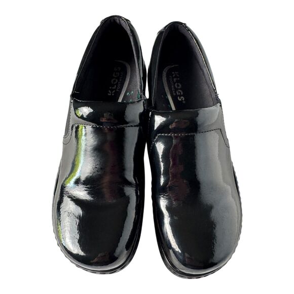 Klogs Footwear Black Patent Slip Resistant Clogs Women’s Size 9 - Picture 12 of 12